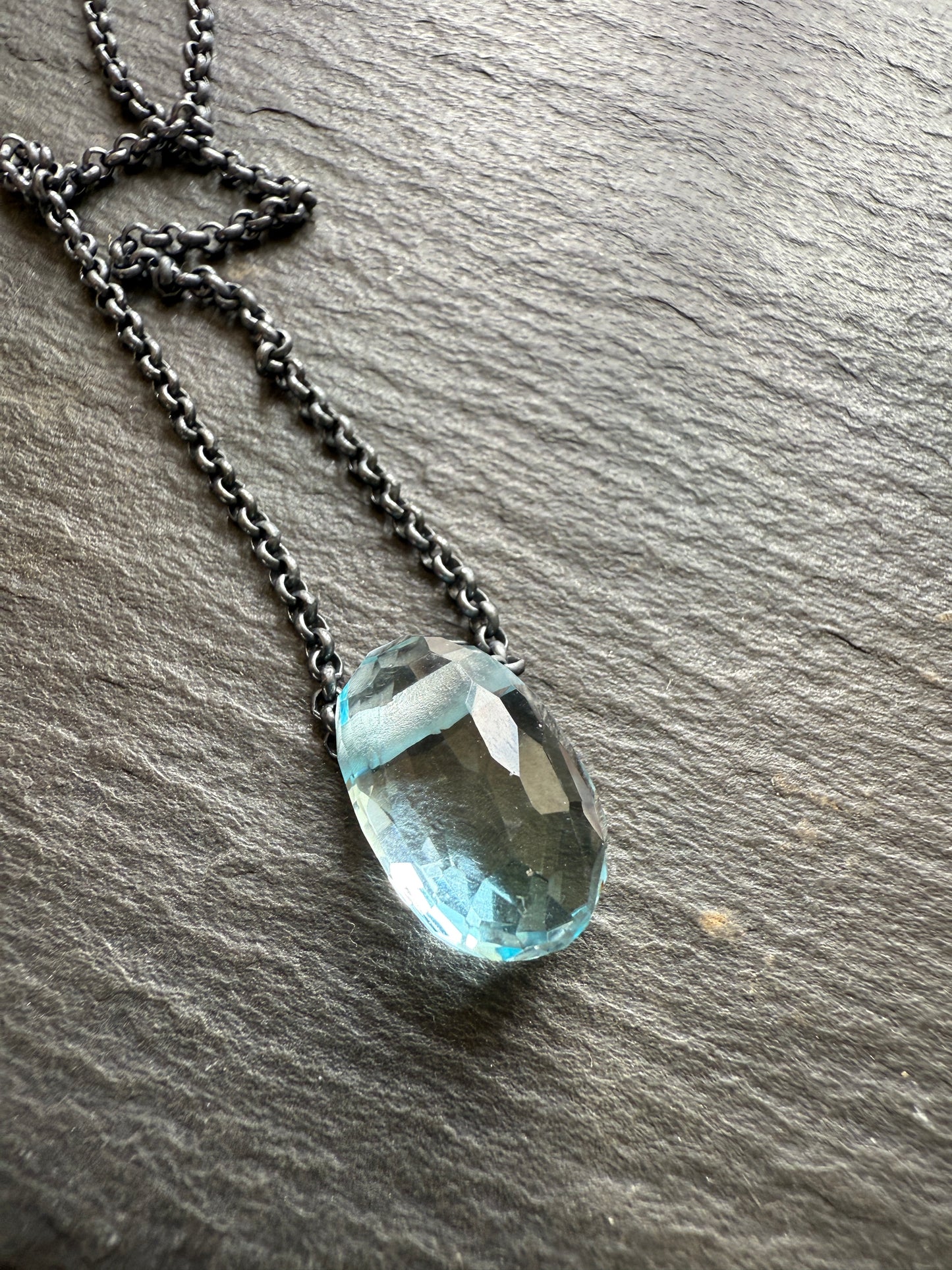 Topaz Pendant Necklace