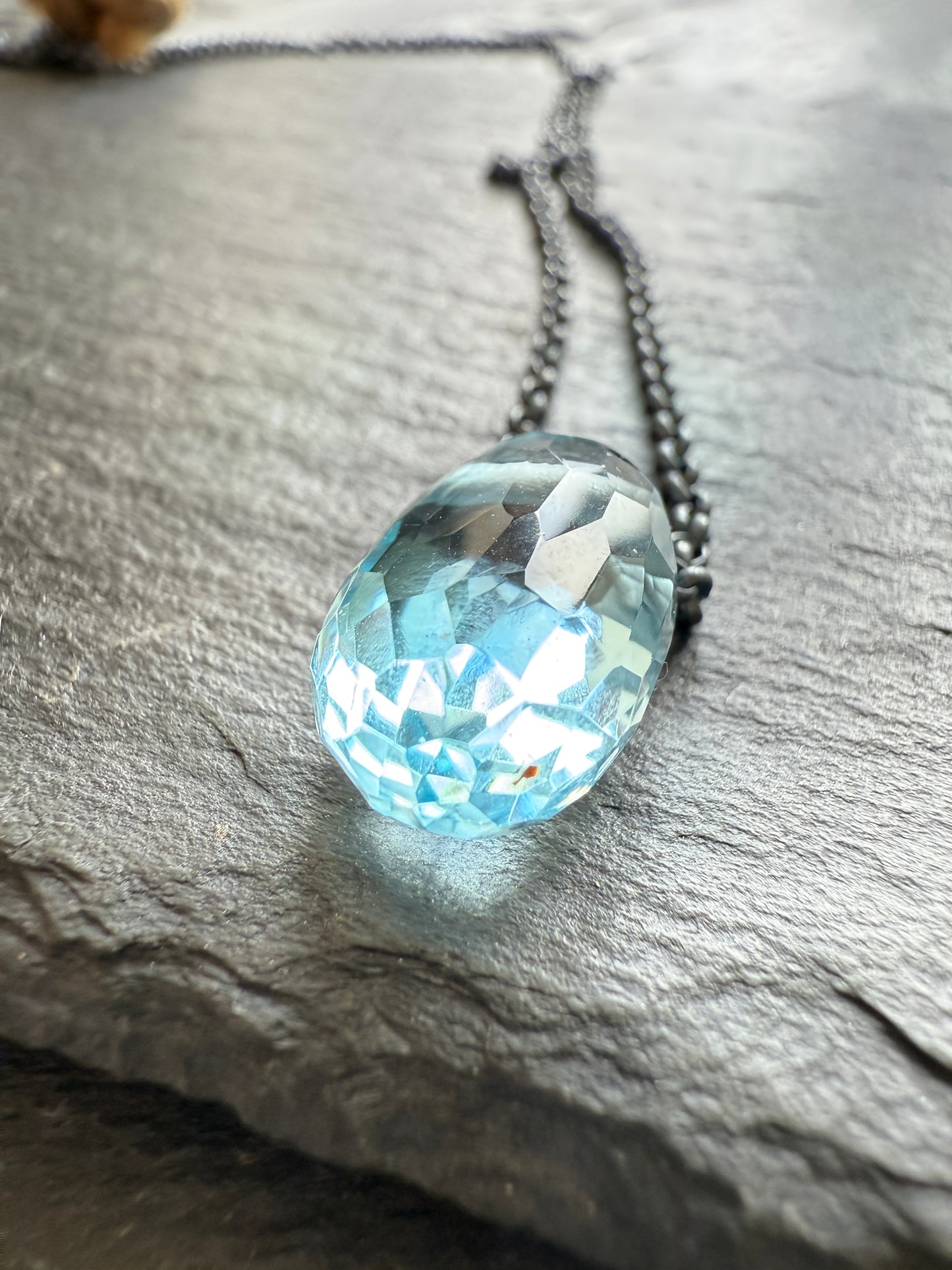 Topaz Pendant Necklace