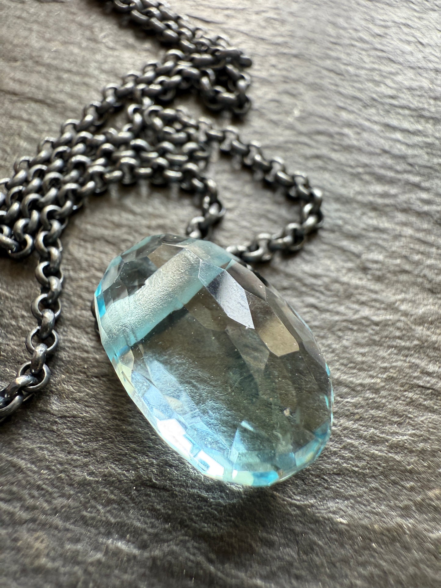 Topaz Pendant Necklace