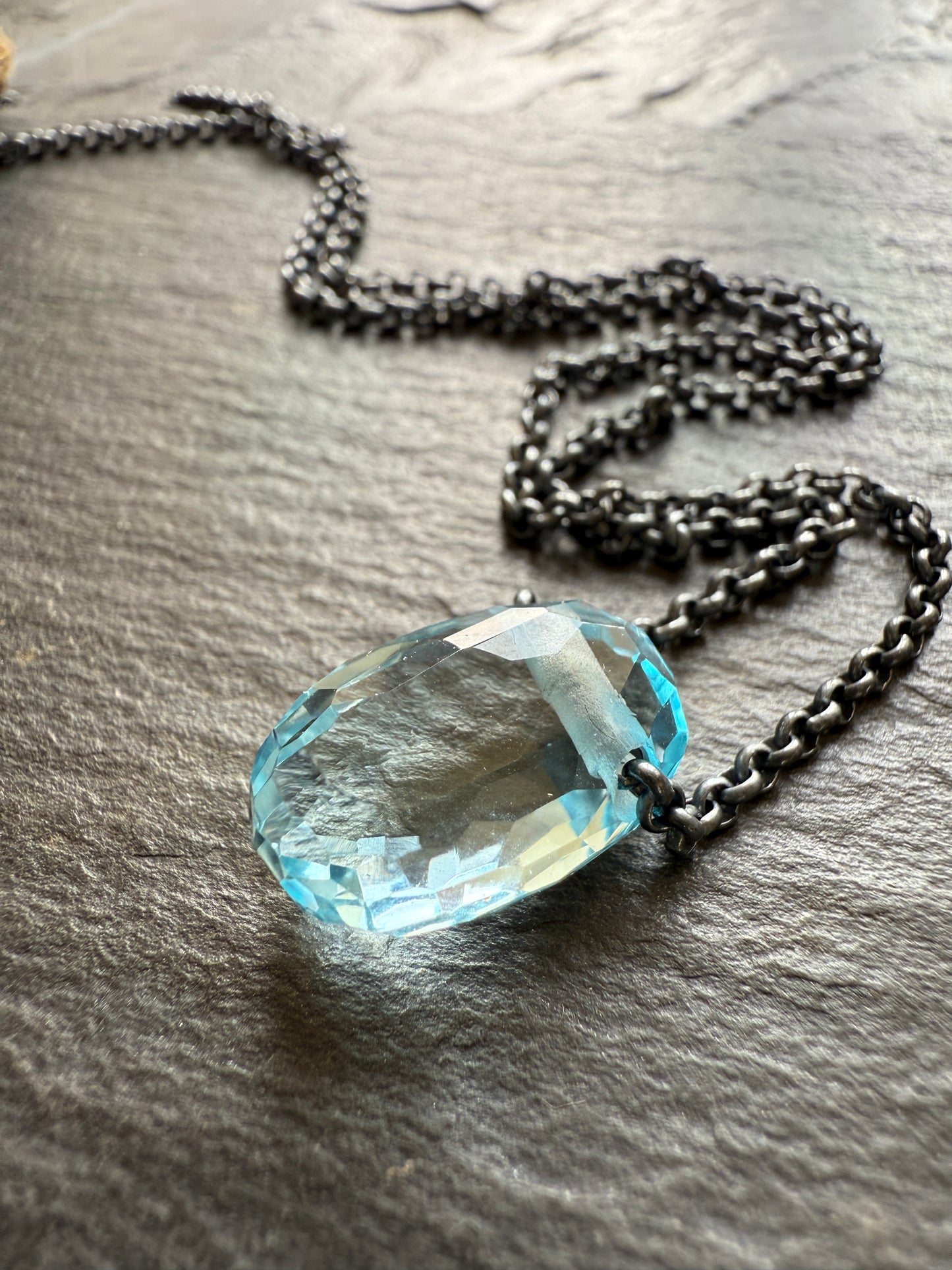 Topaz Pendant Necklace