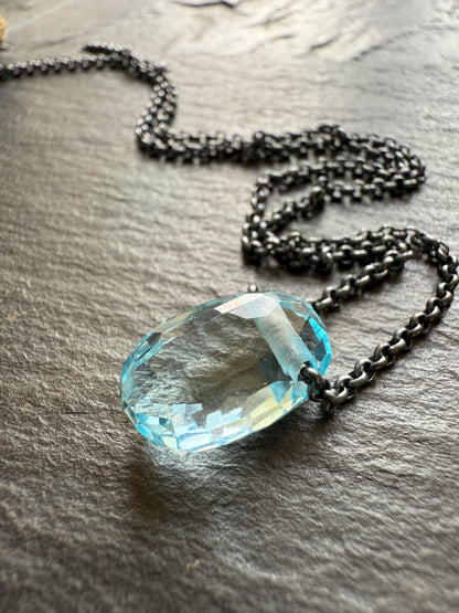 Topaz Pendant Necklace