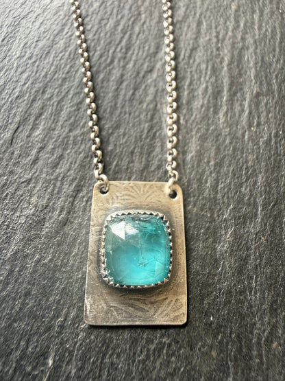 Dainty kyanite pendant