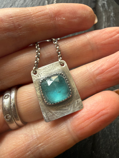 Dainty kyanite pendant