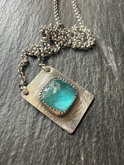 Dainty kyanite pendant