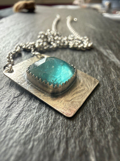 Dainty kyanite pendant