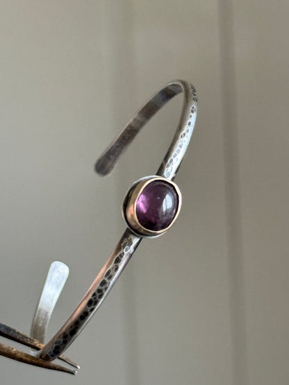 Plum Spinel Bangle