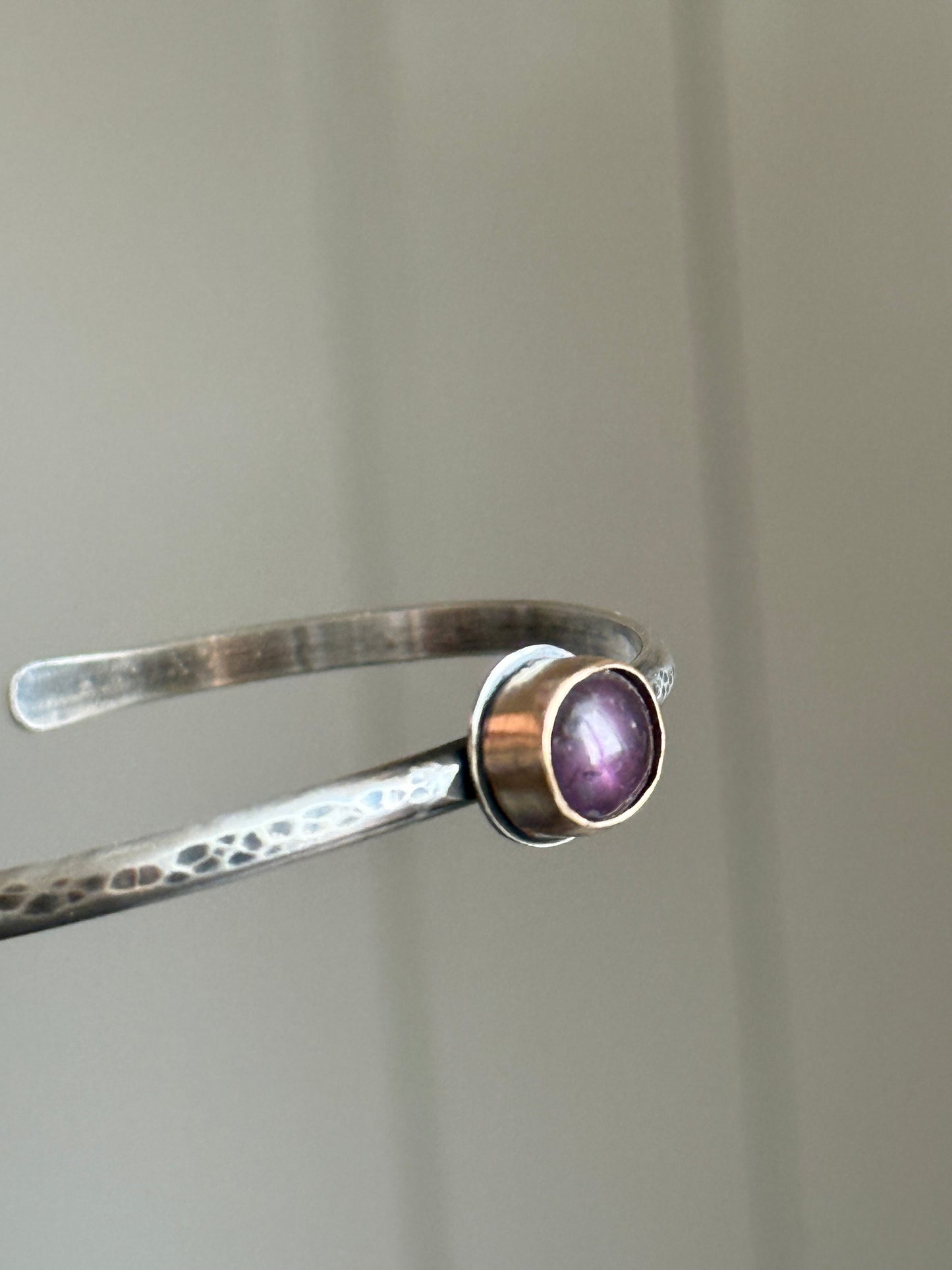 Plum Spinel Bangle