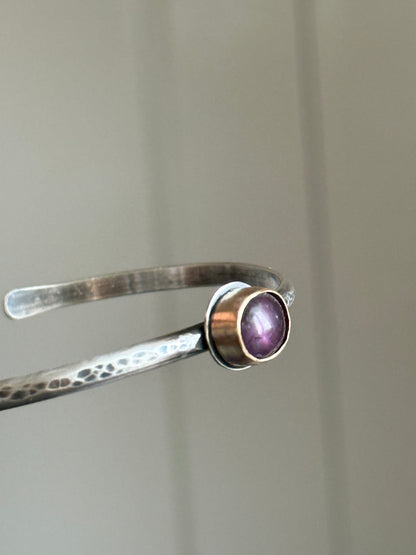 Plum Spinel Bangle