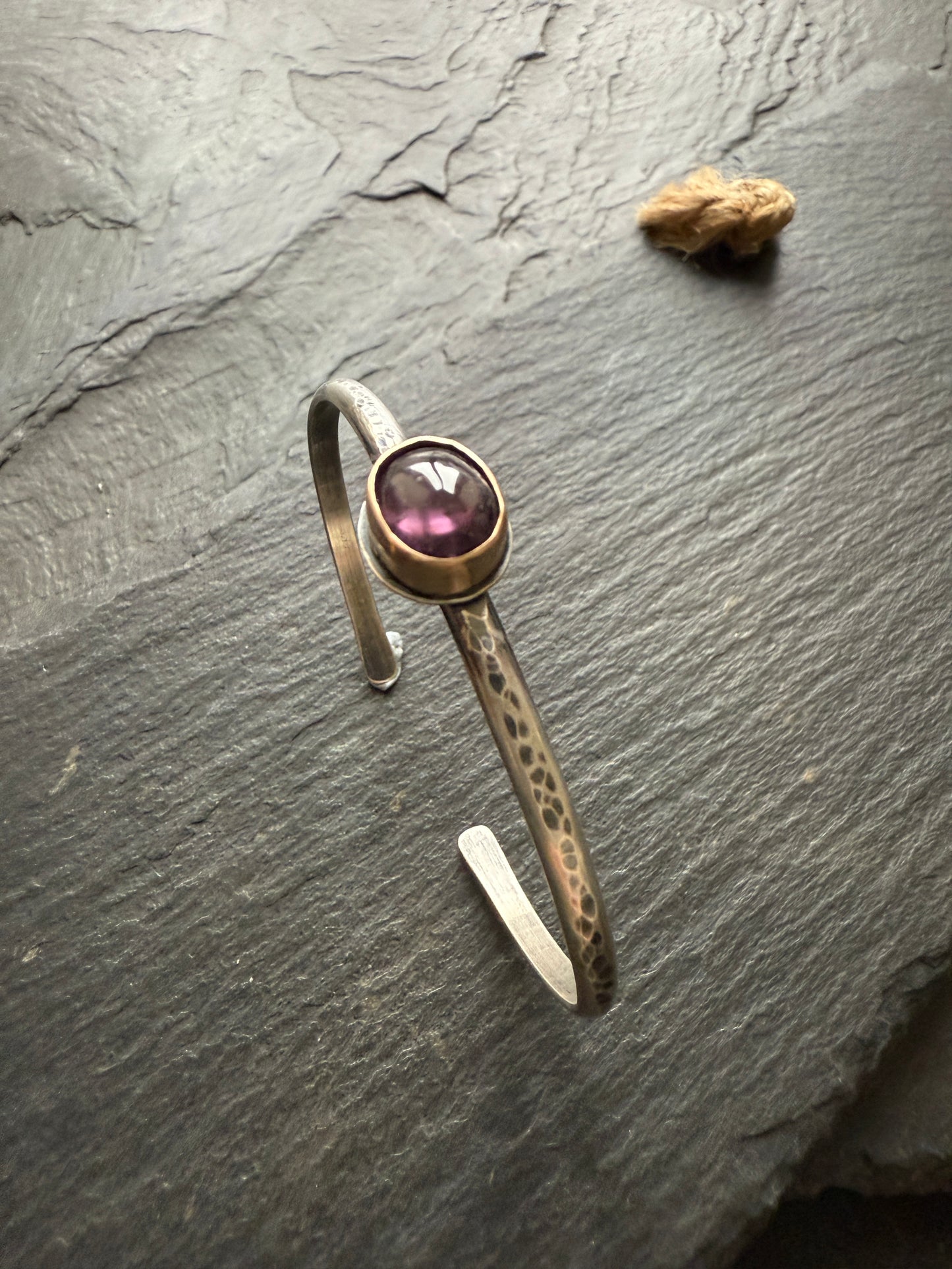 Plum Spinel Bangle