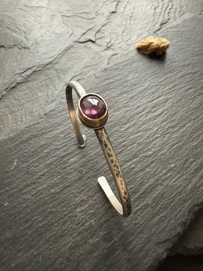 Plum Spinel Bangle