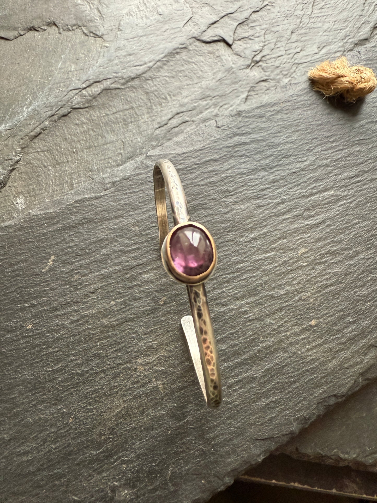 Plum Spinel Bangle
