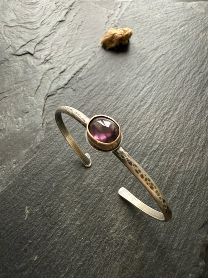 Plum Spinel Bangle