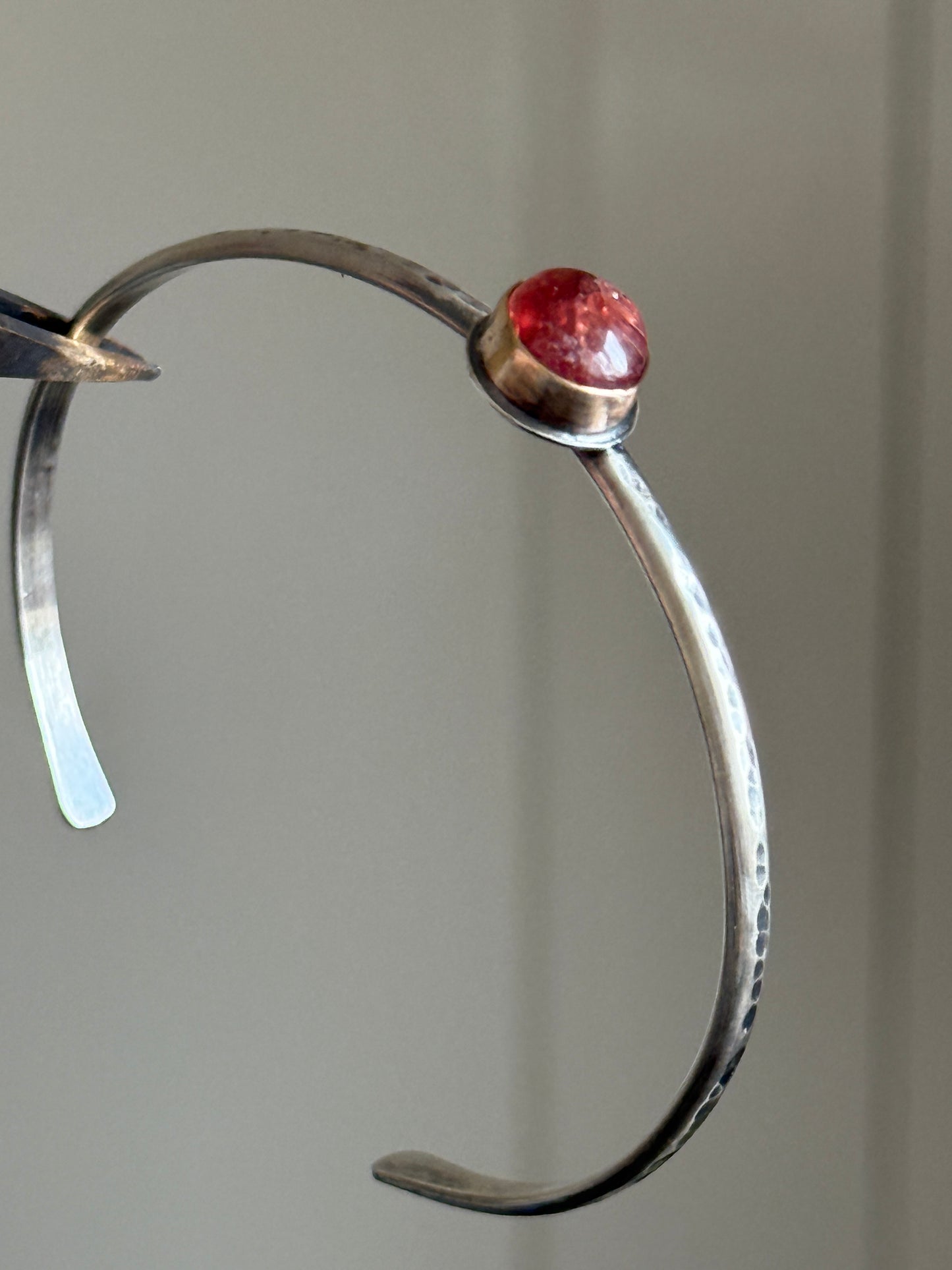 Orange Spinel bangle