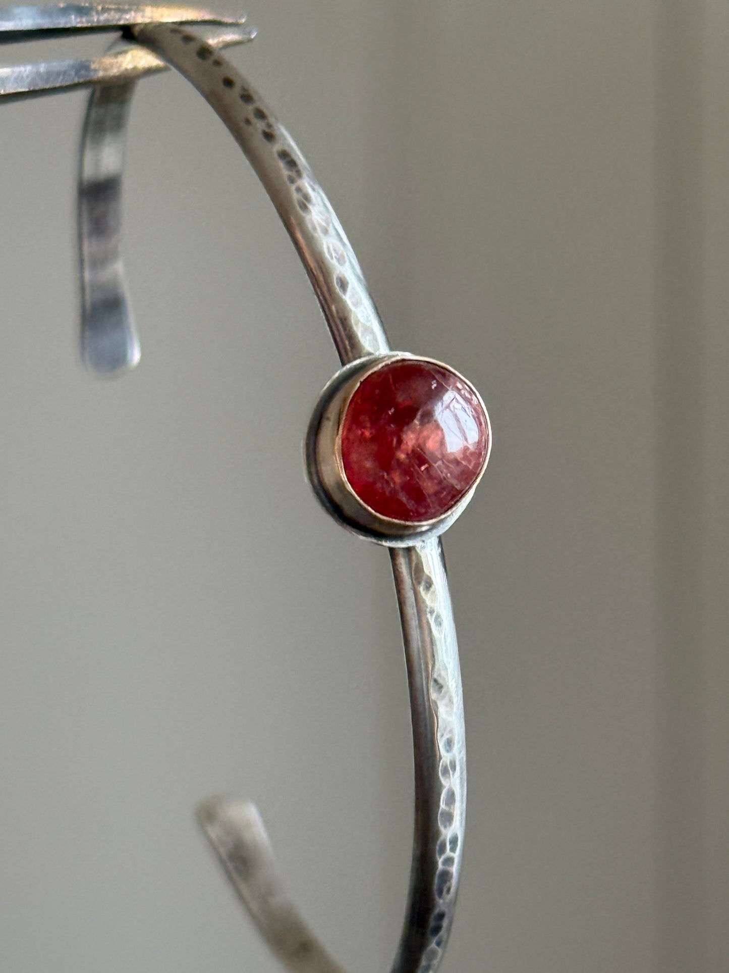 Orange Spinel bangle