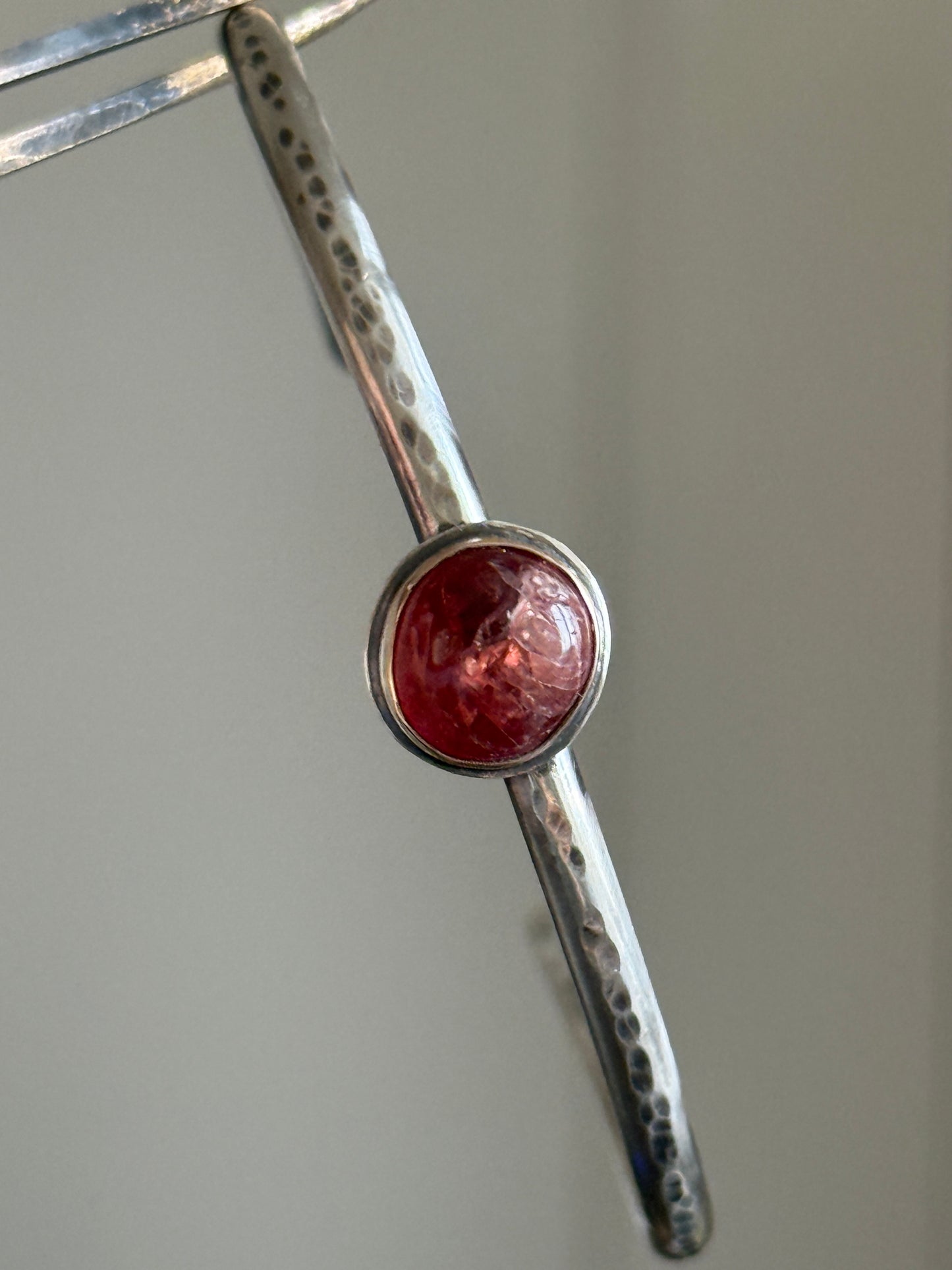 Orange Spinel bangle