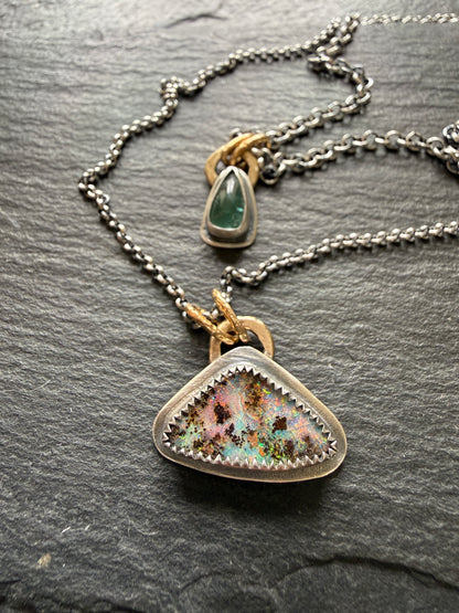 Double Pendant Necklace