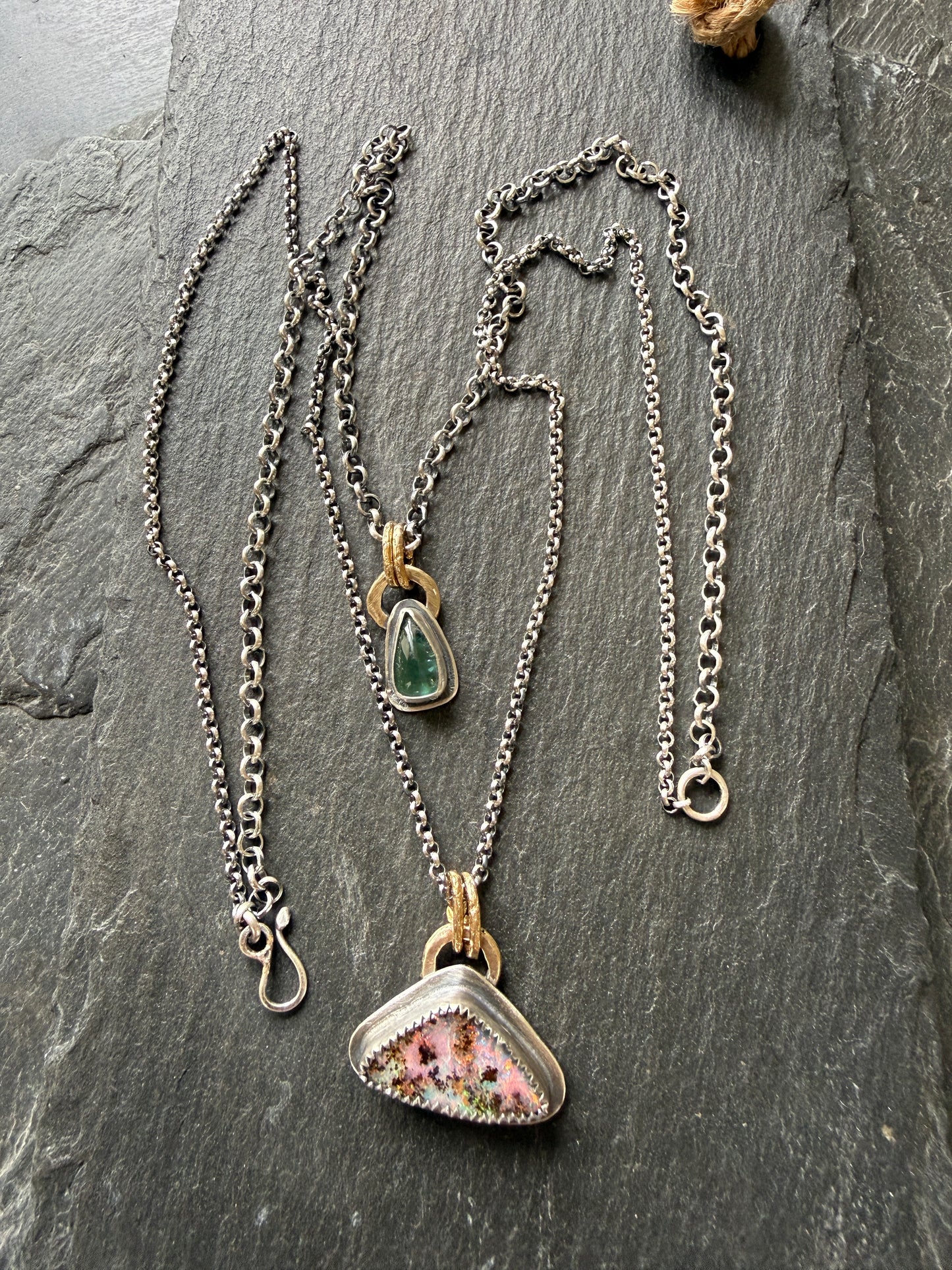 Double Pendant Necklace