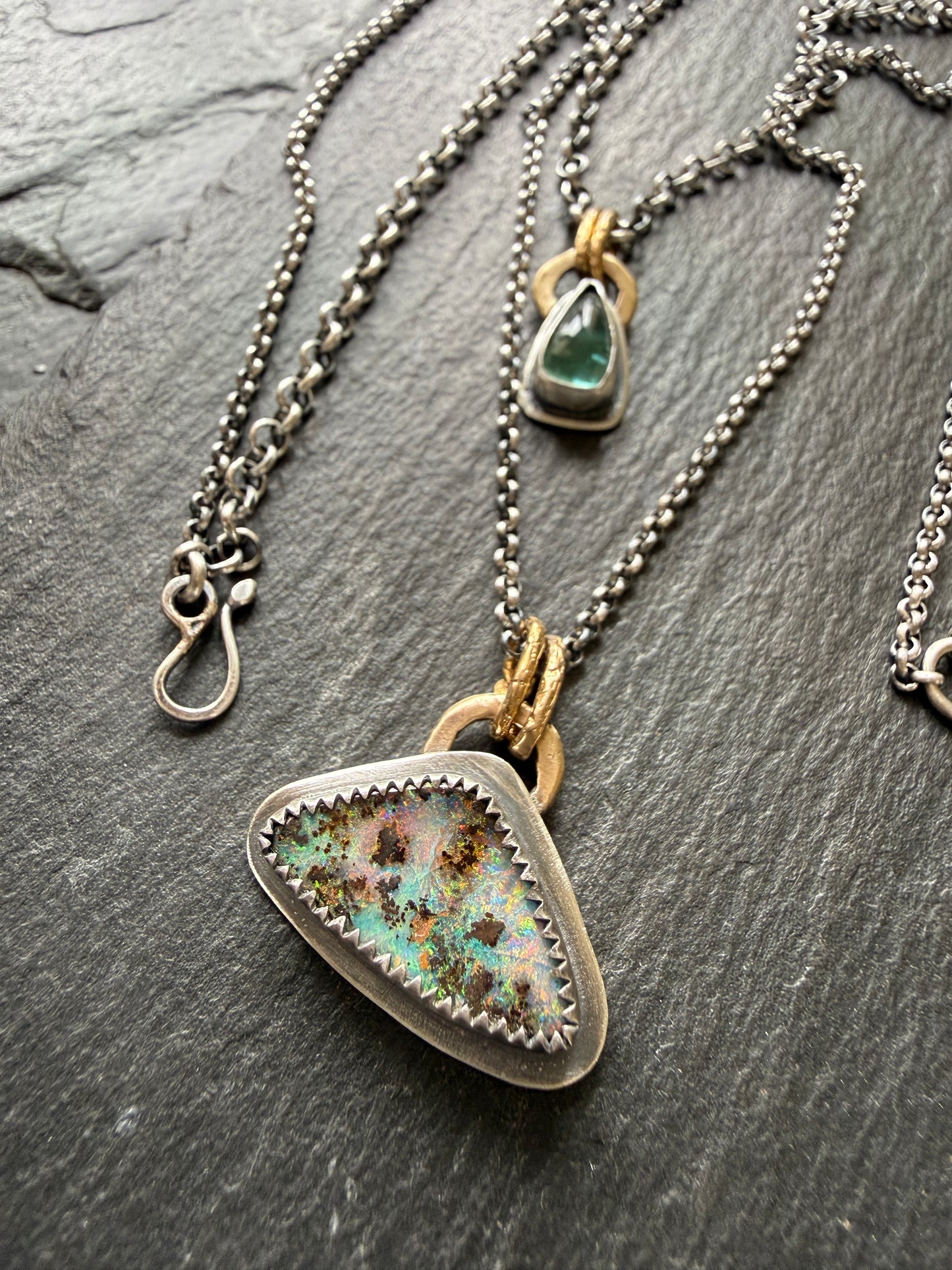 Double Pendant Necklace