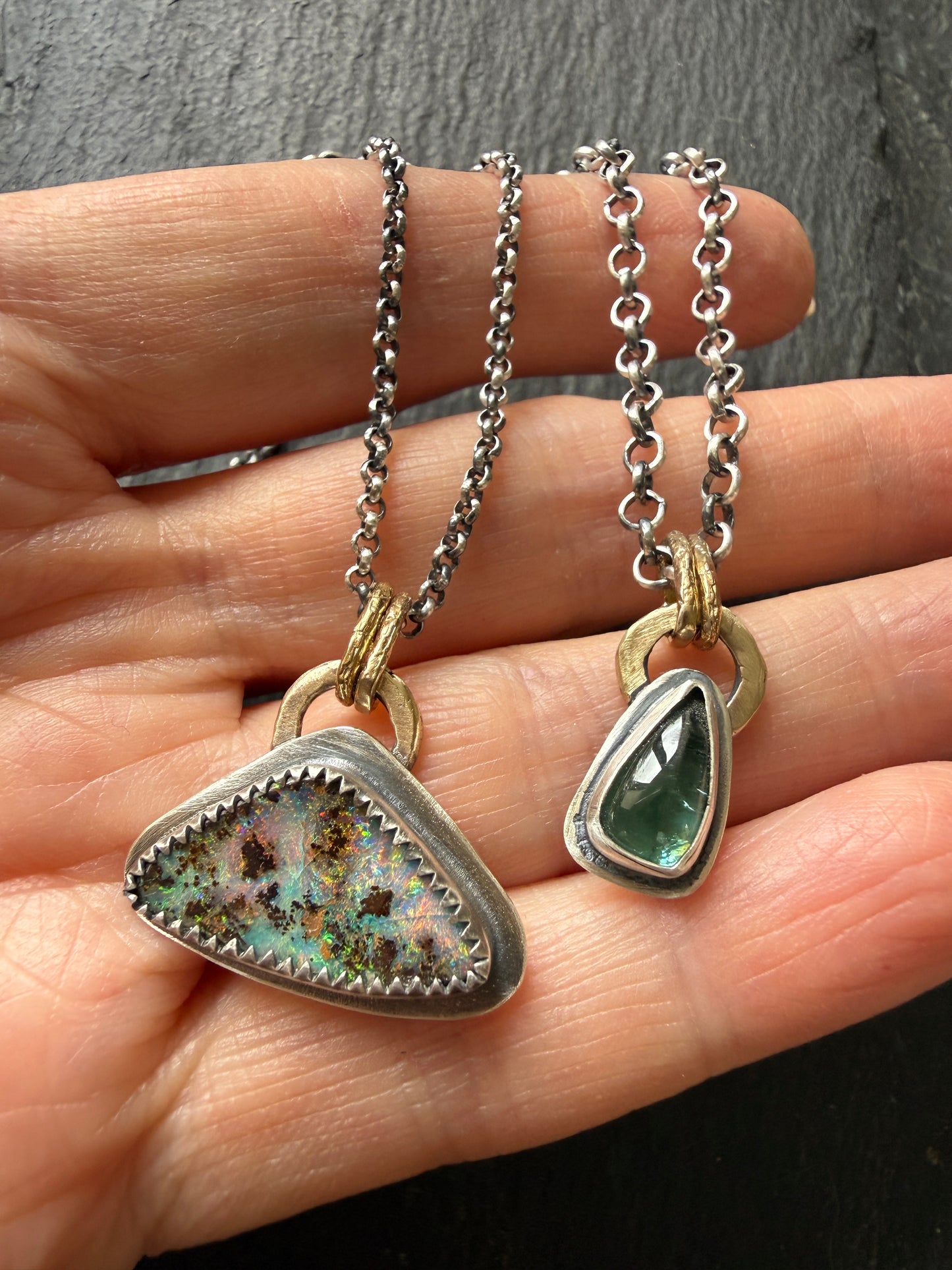 Double Pendant Necklace