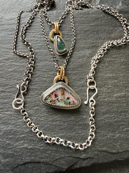 Double Pendant Necklace