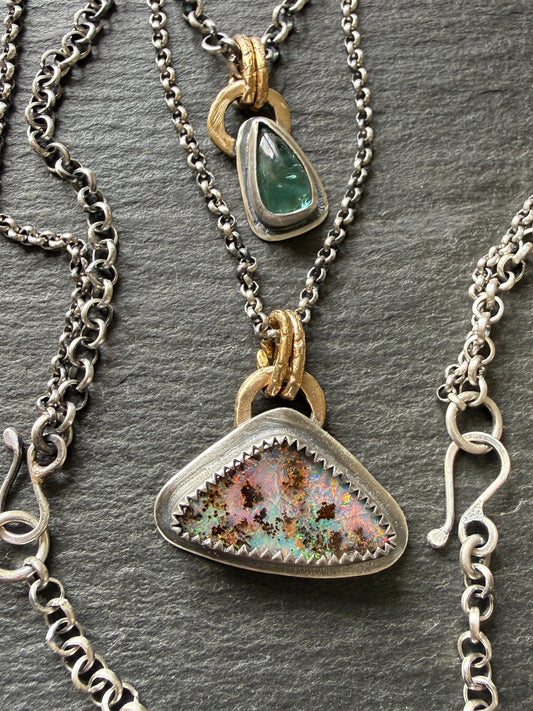 Double Pendant Necklace