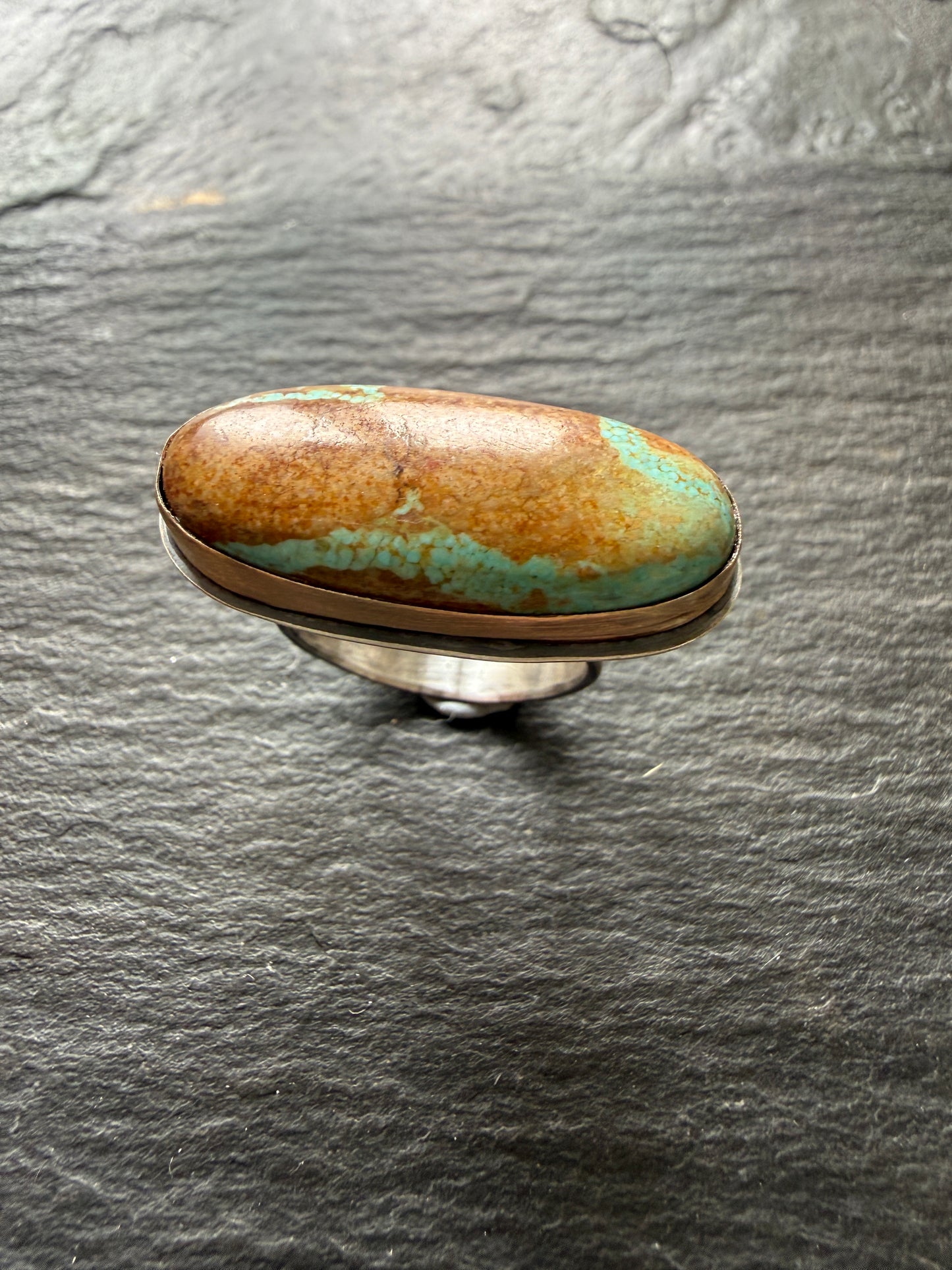 Large Nevada Turquoise Ring
