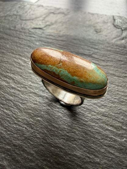 Large Nevada Turquoise Ring