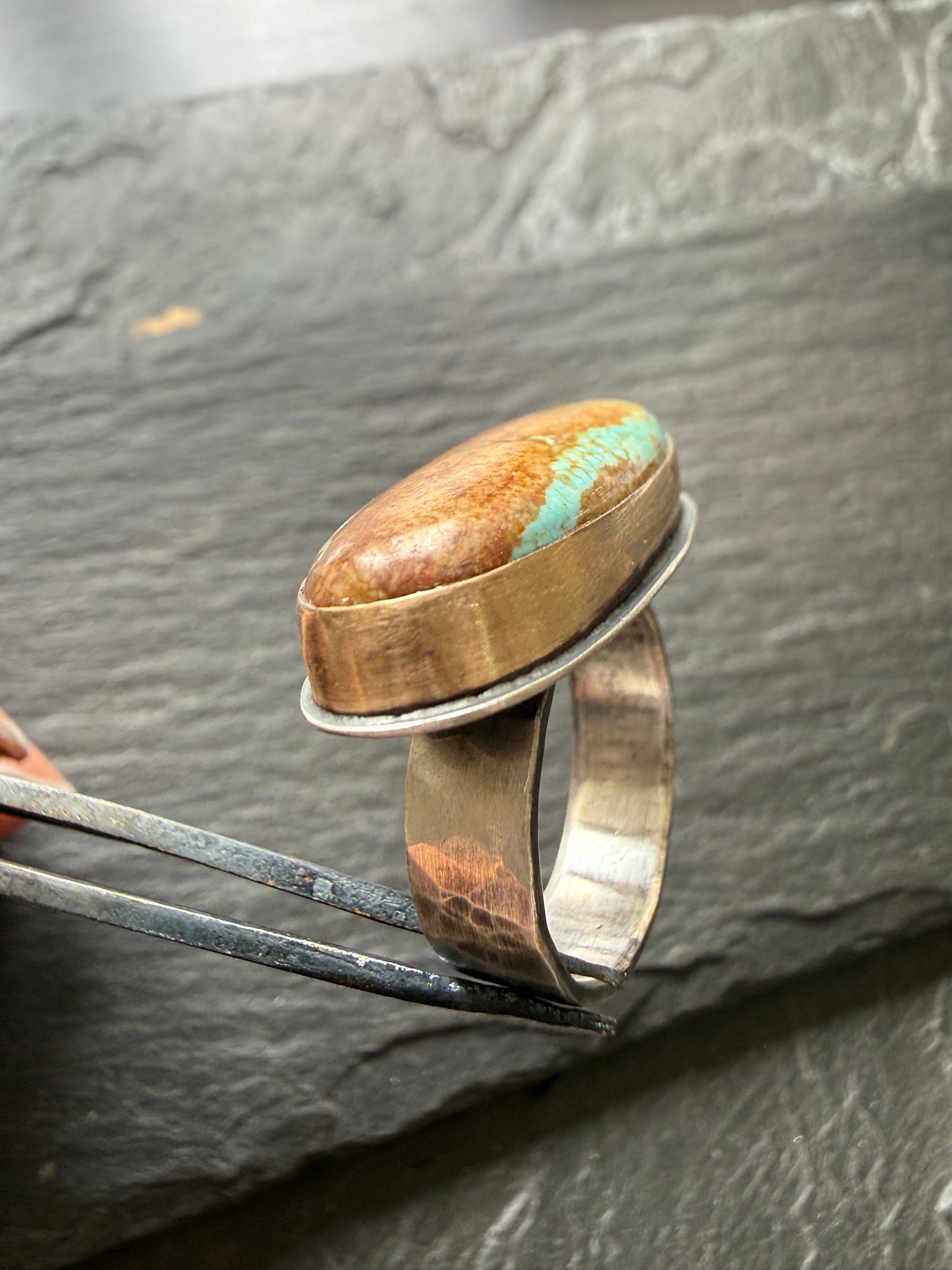 Large Nevada Turquoise Ring