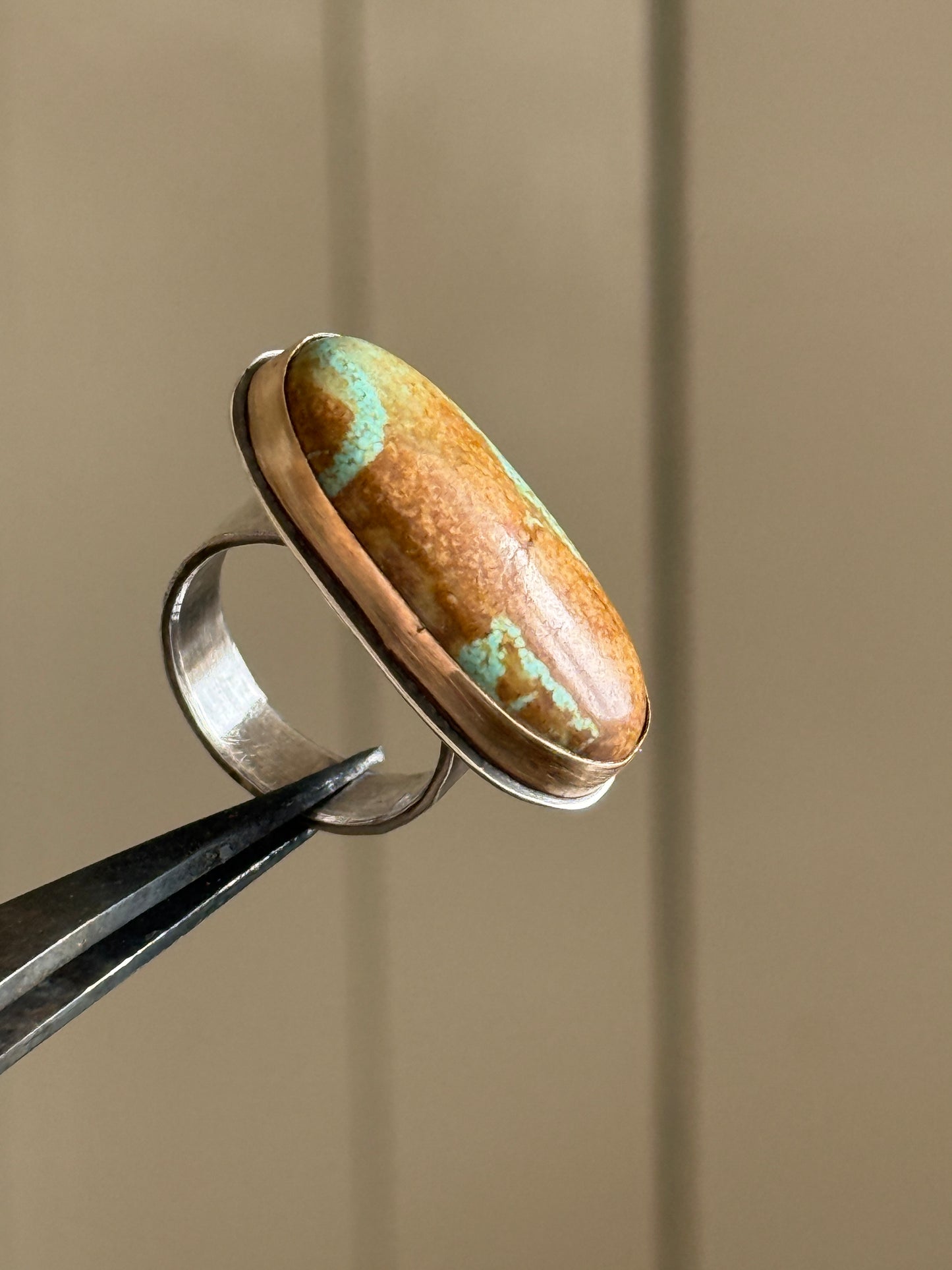 Large Nevada Turquoise Ring