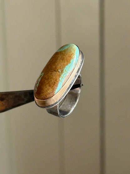 Large Nevada Turquoise Ring