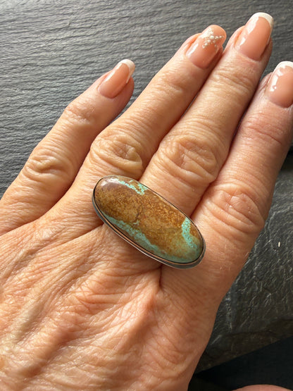 Large Nevada Turquoise Ring