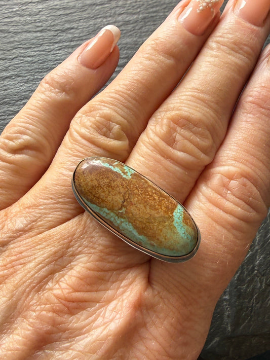 Large Nevada Turquoise Ring