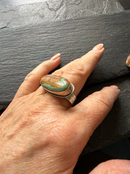 Large Nevada Turquoise Ring