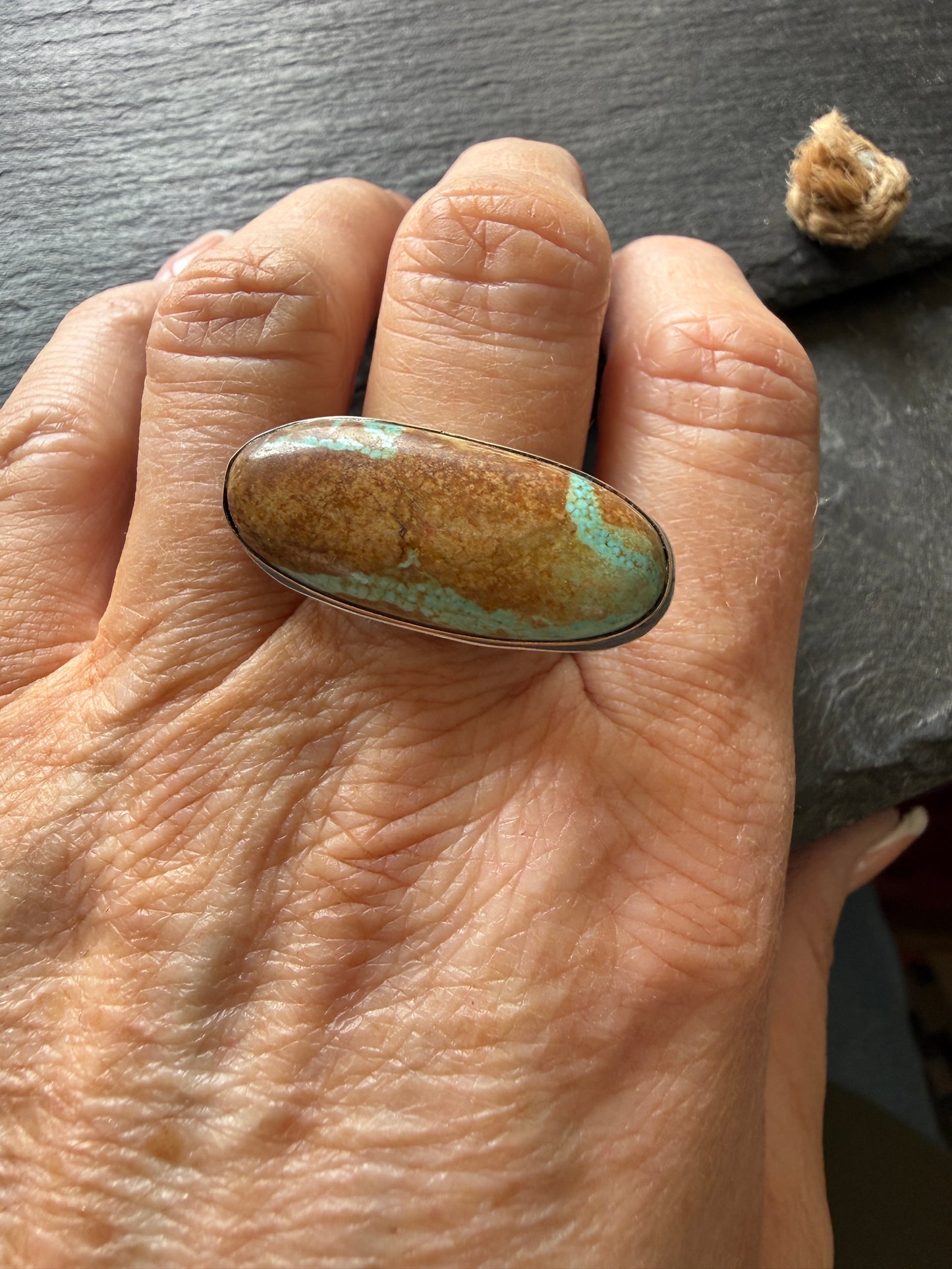 Large Nevada Turquoise Ring