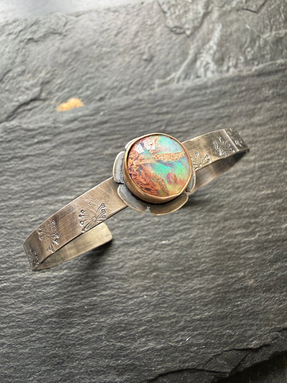 Flower Opal Bangle