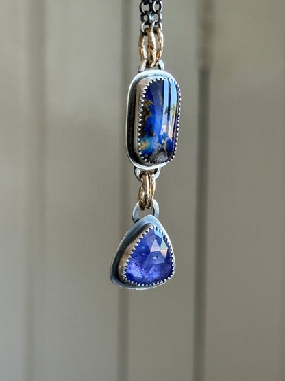 Tanzanite and Opal Necklace