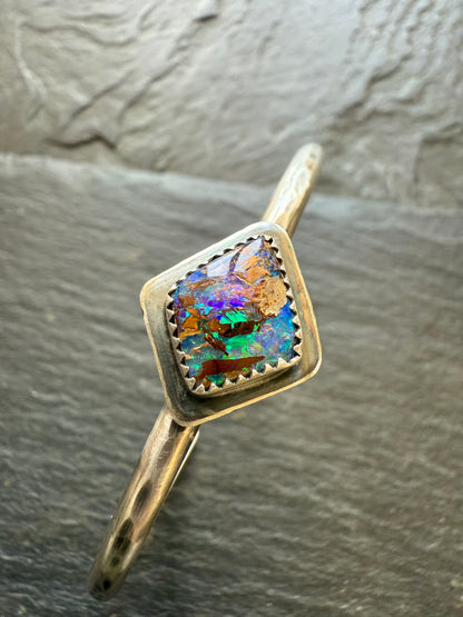 Boulder Opal Cuff Bangle