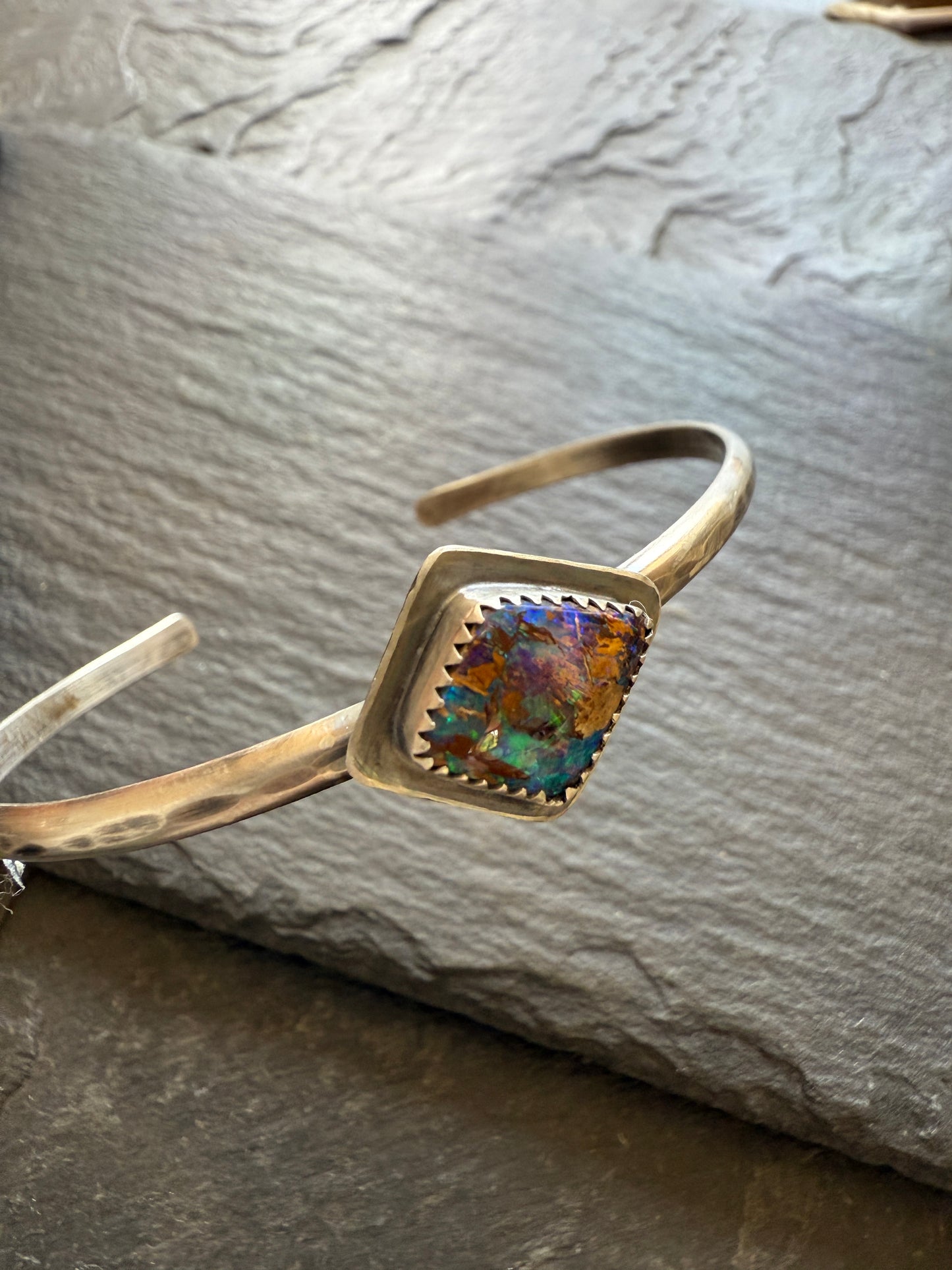 Boulder Opal Cuff Bangle