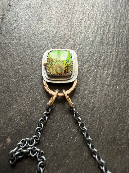 For Aaron - Monarch Opal Necklace