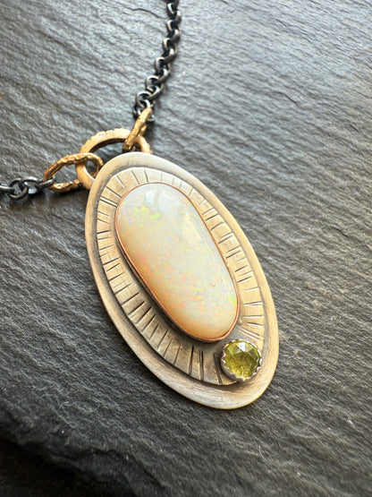 Ethiopian Opal Necklace