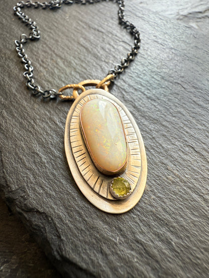 Ethiopian Opal Necklace