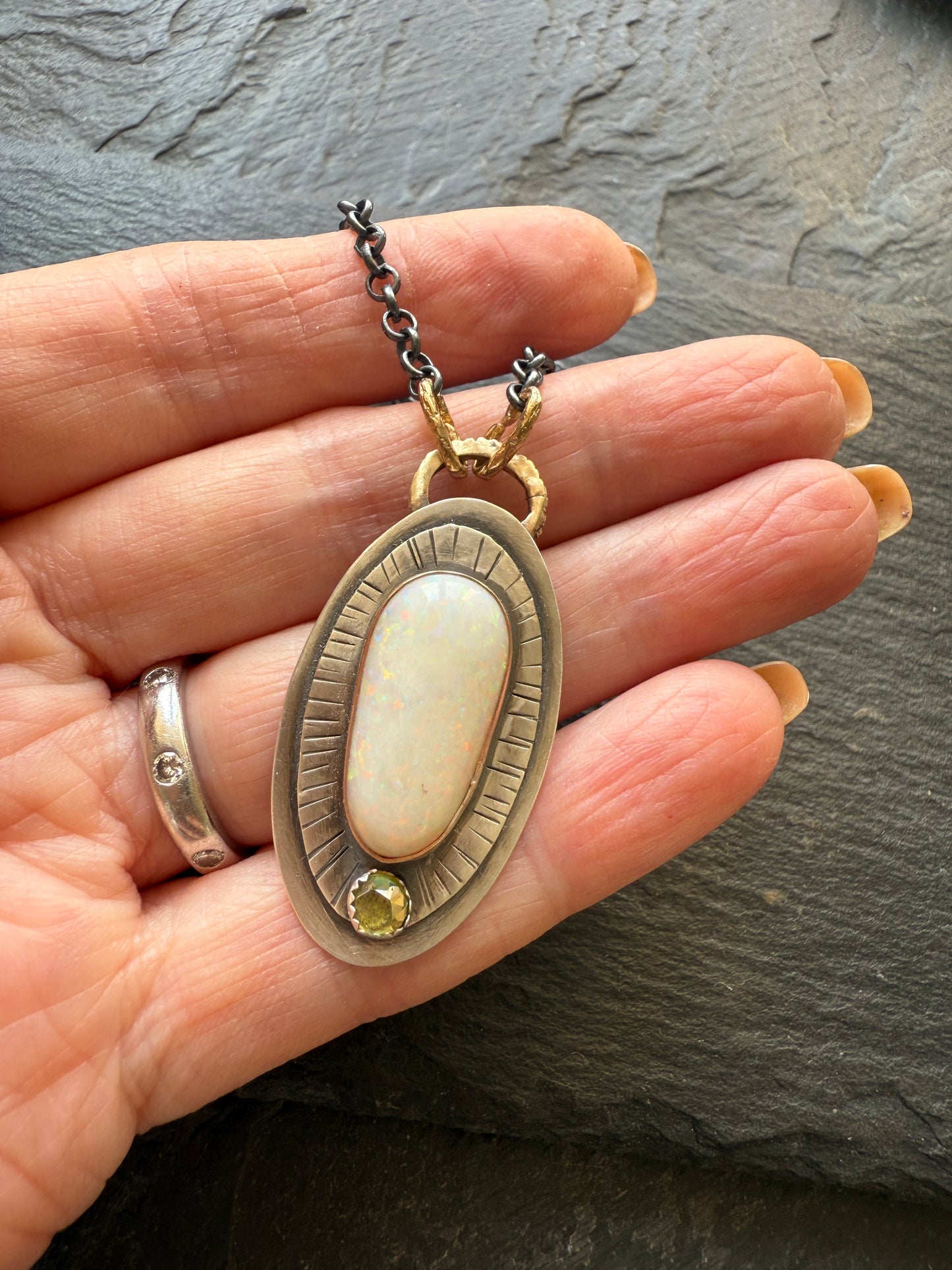 Ethiopian Opal Necklace