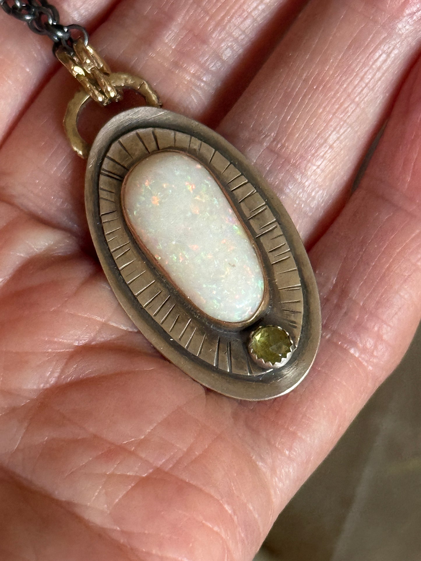 Ethiopian Opal Necklace