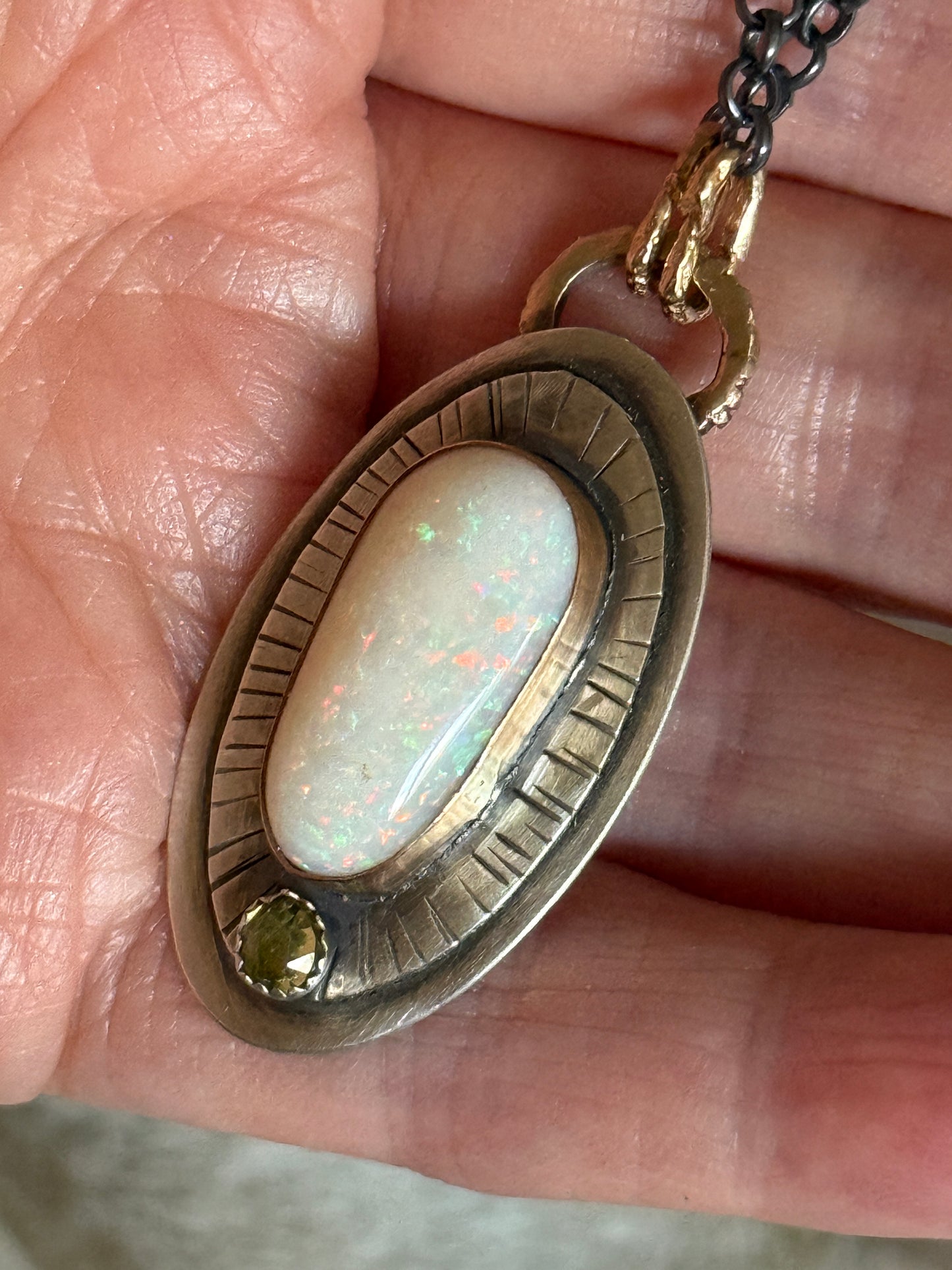 Ethiopian Opal Necklace