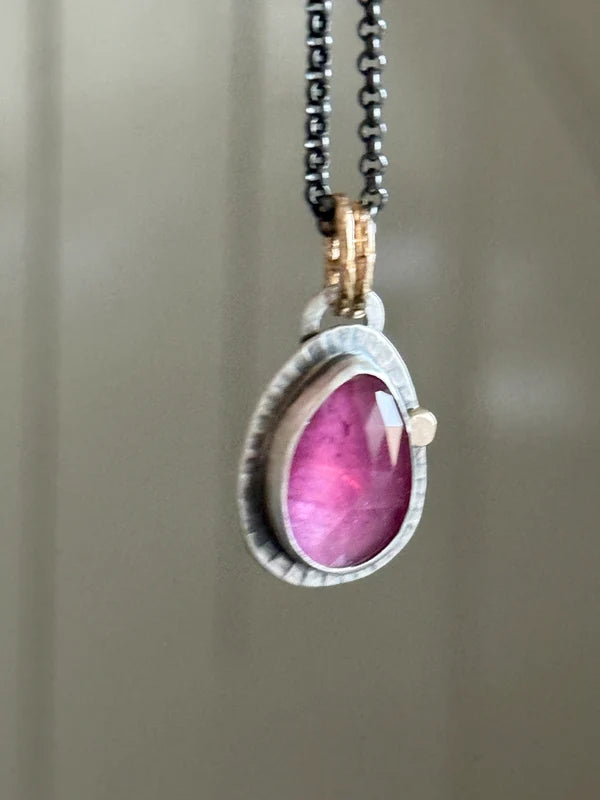 Thai Pink Sapphire Pendant