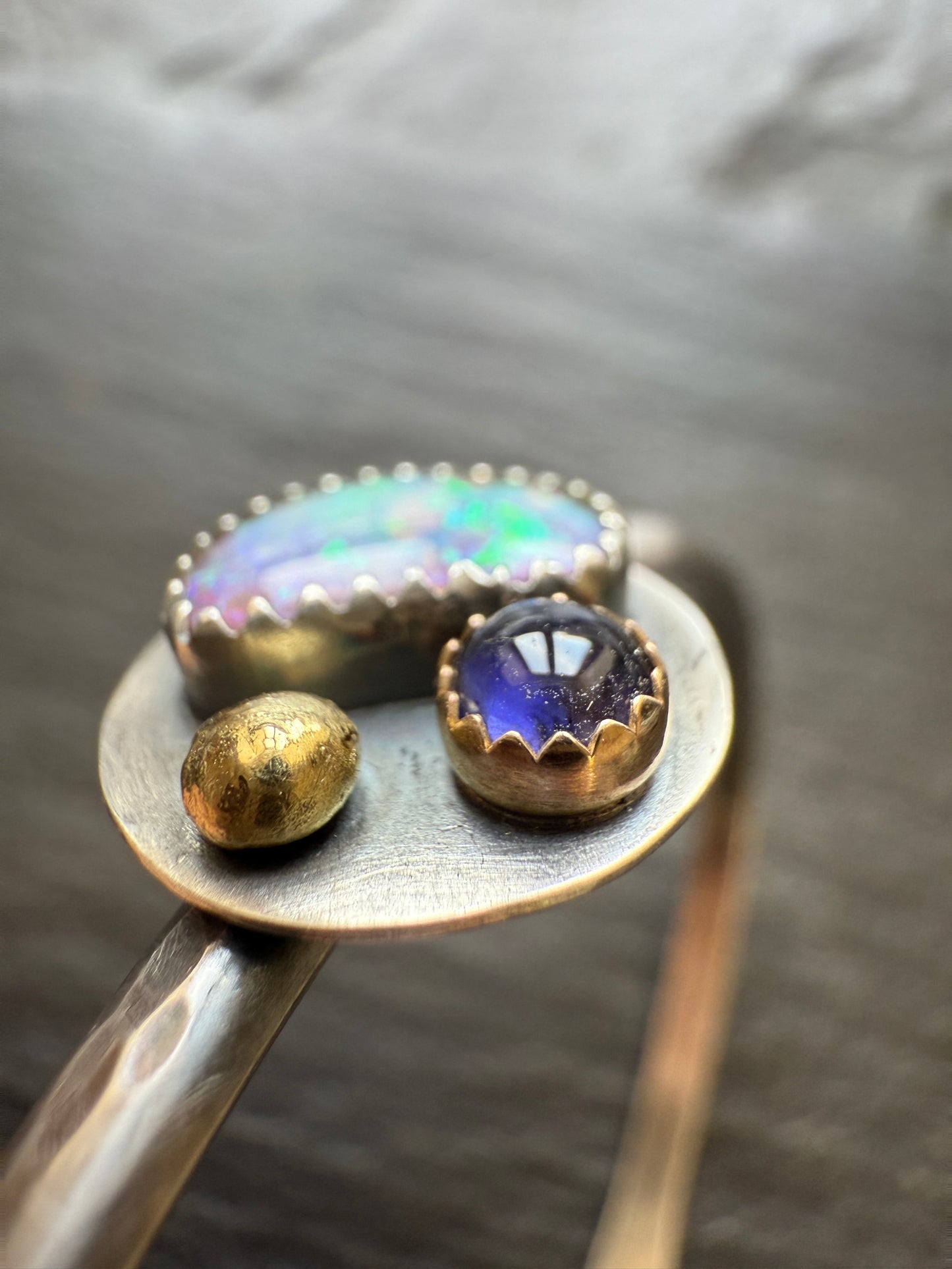 Mixed Gemstone Bangle