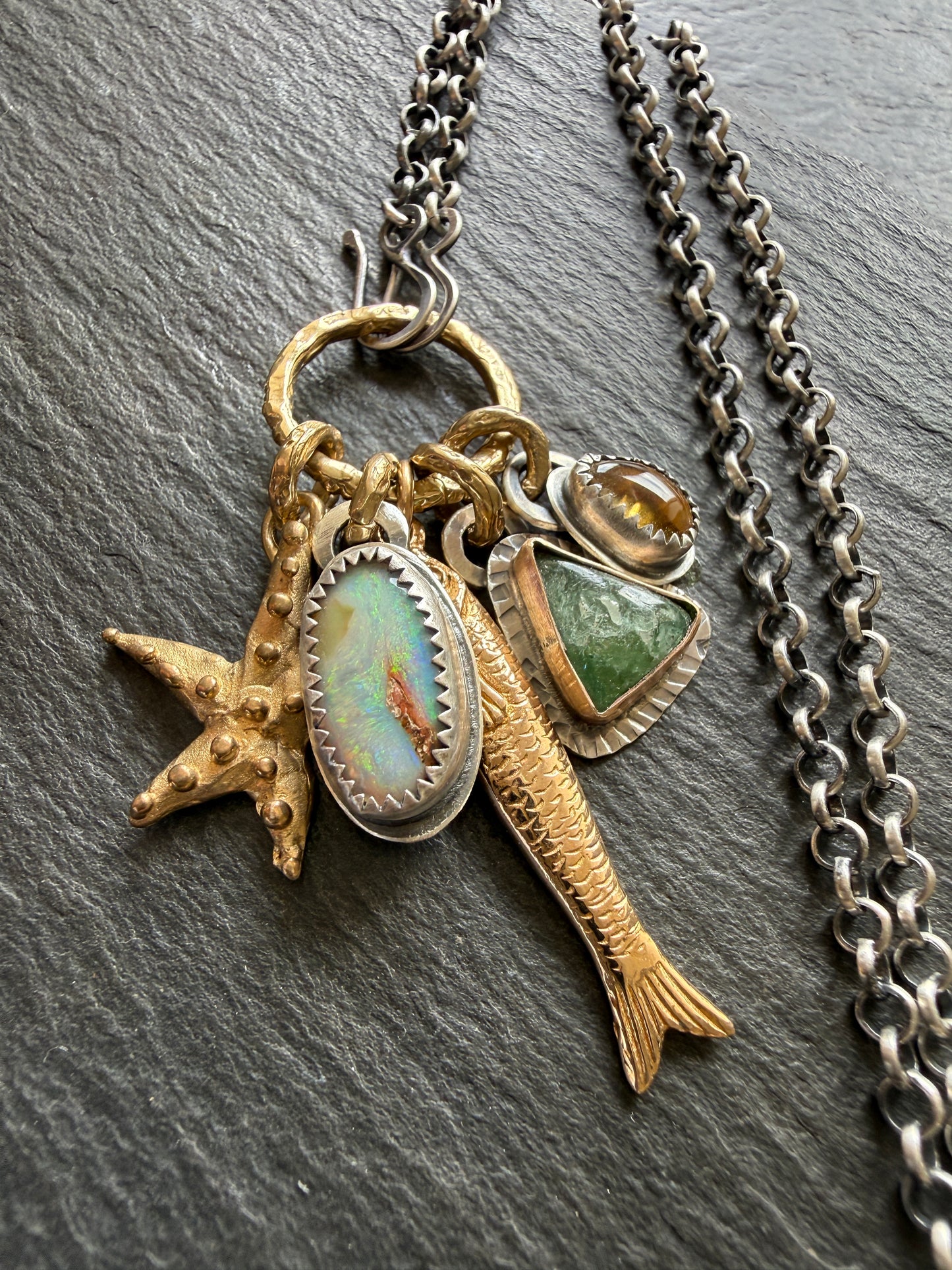 Beach Inspired Charm Necklace