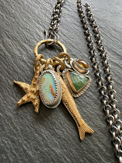 Beach Inspired Charm Necklace