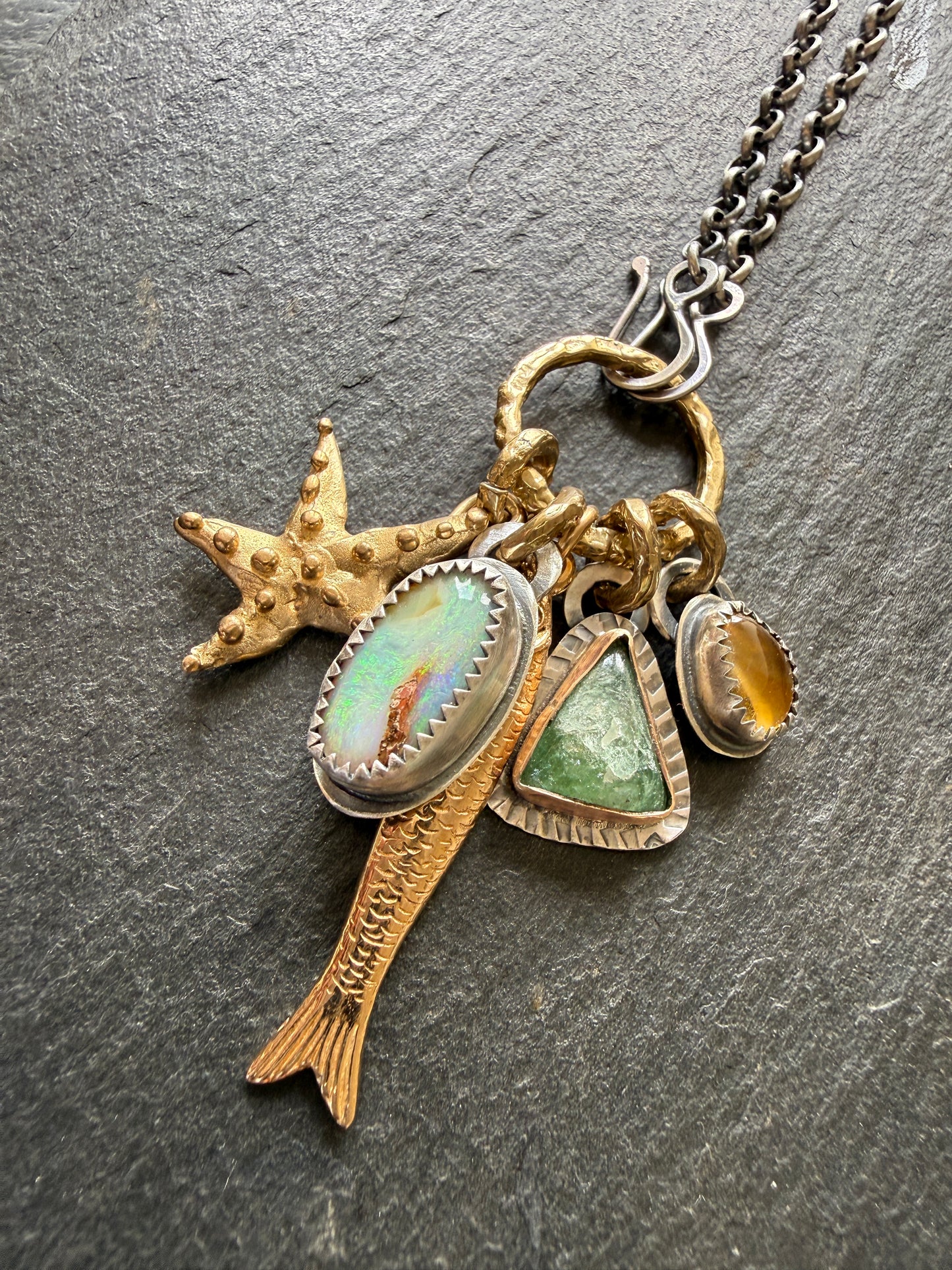 Beach Inspired Charm Necklace