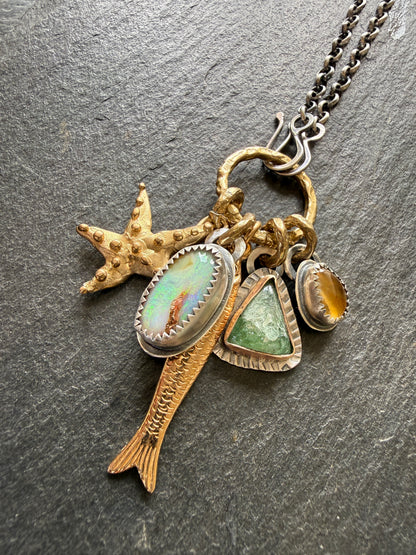 Beach Inspired Charm Necklace